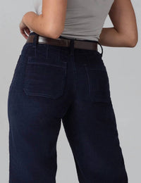 Lola Jeans - Women's High Rise Wide Leg Corduroy Pants