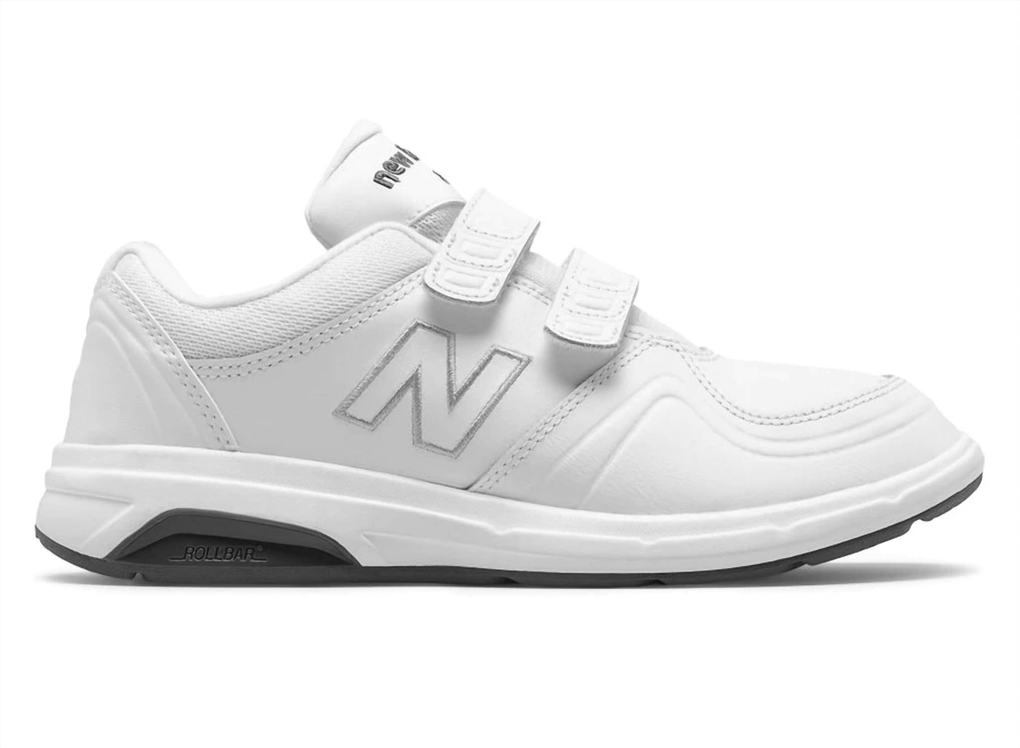 New Balance Women's Athletic Walking Shoes in velco white - women's shoe