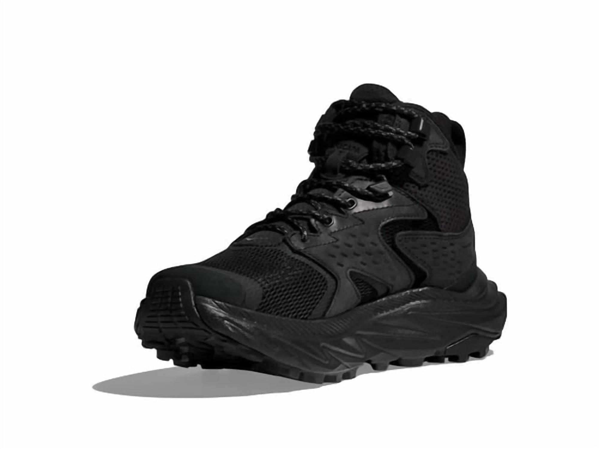 Hoka Men's Anacapa 2 Mid Gtx Shoes in black black - men's shoe - alternate view
