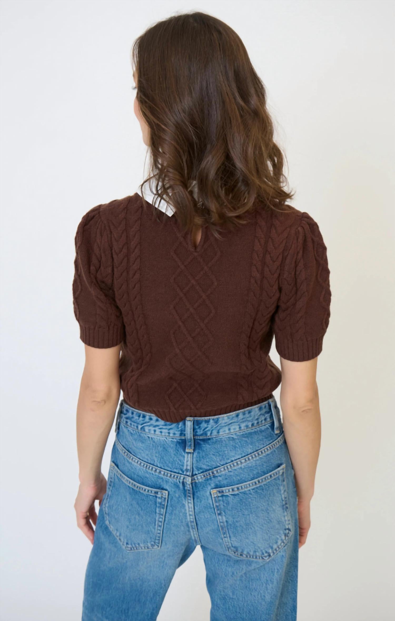 Central Park West - Astrid Twofer Poof Sleeve Polo