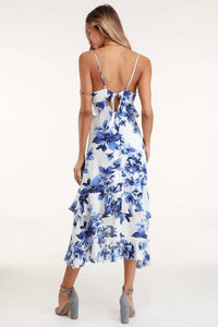 Lulus - Santorini Bloom Midi Dress