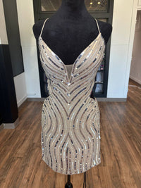 Scala - Women's Beaded Sequins Dress