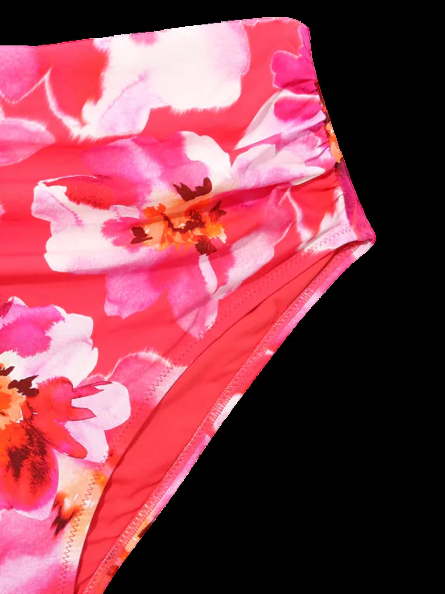 Hanky Panky - Women's Floral High Rise Cheeky Swim Bottoms
