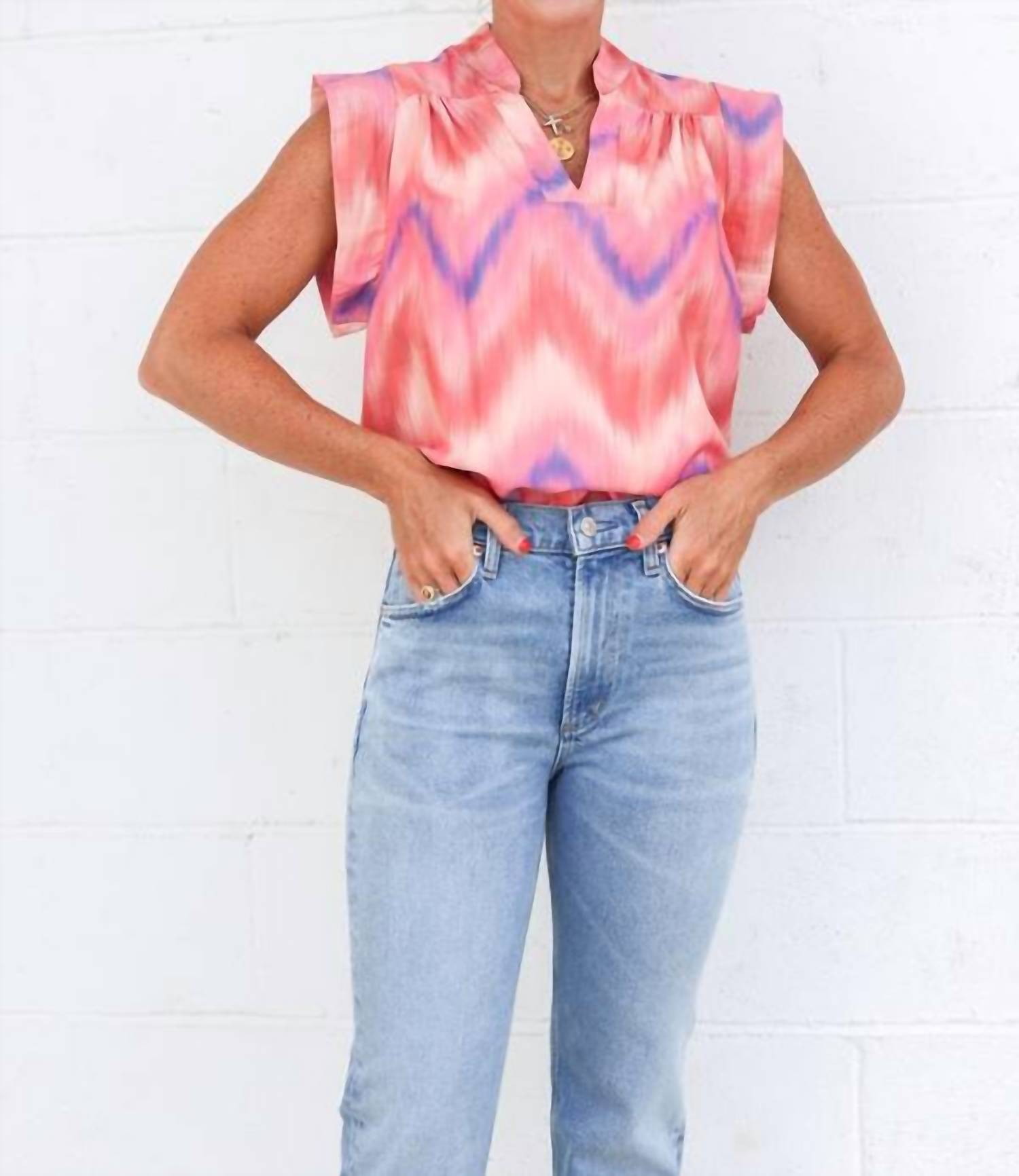 Willa Story - Annie V-neck Top