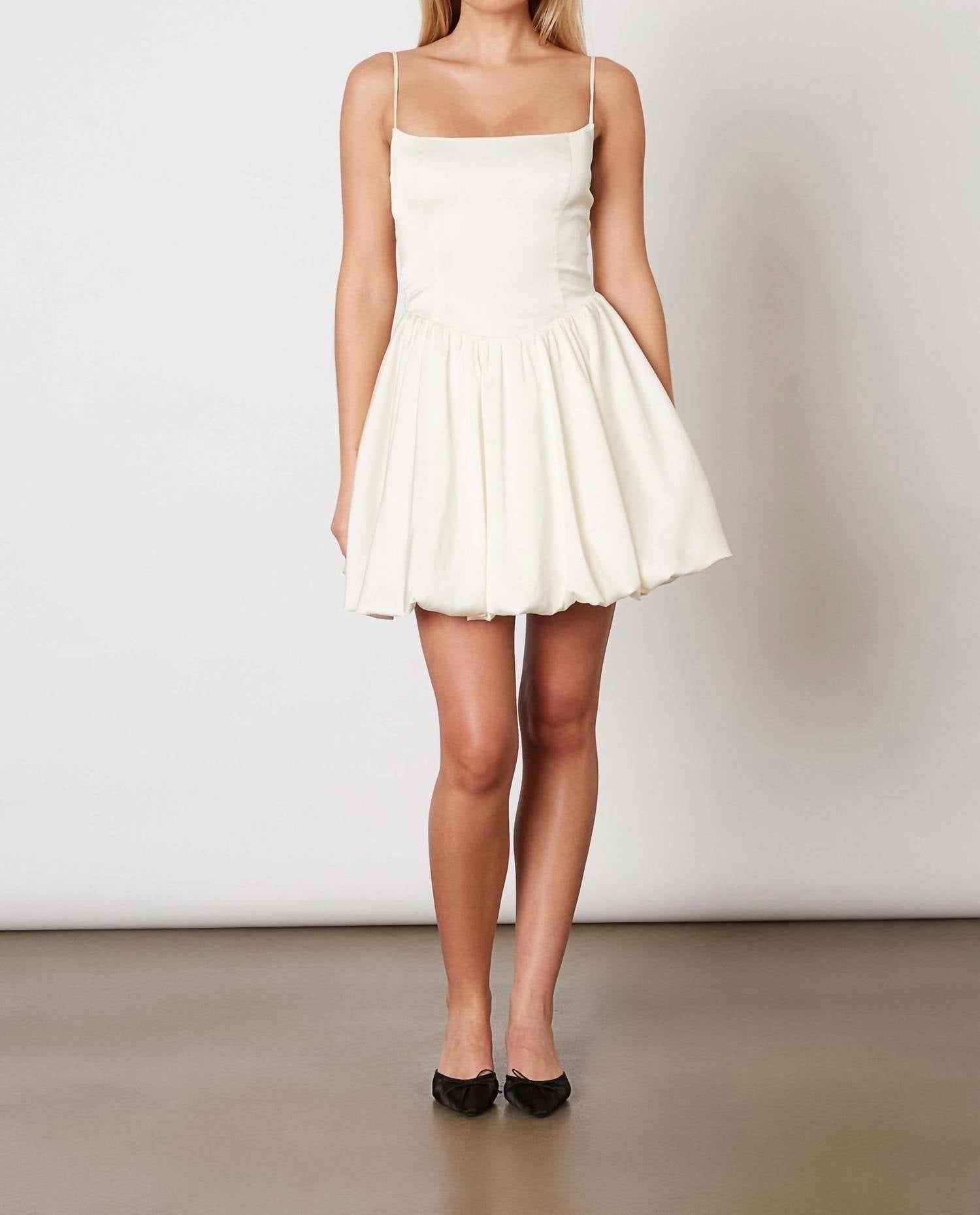 CLA Cami Mini Dress in white - women's dress