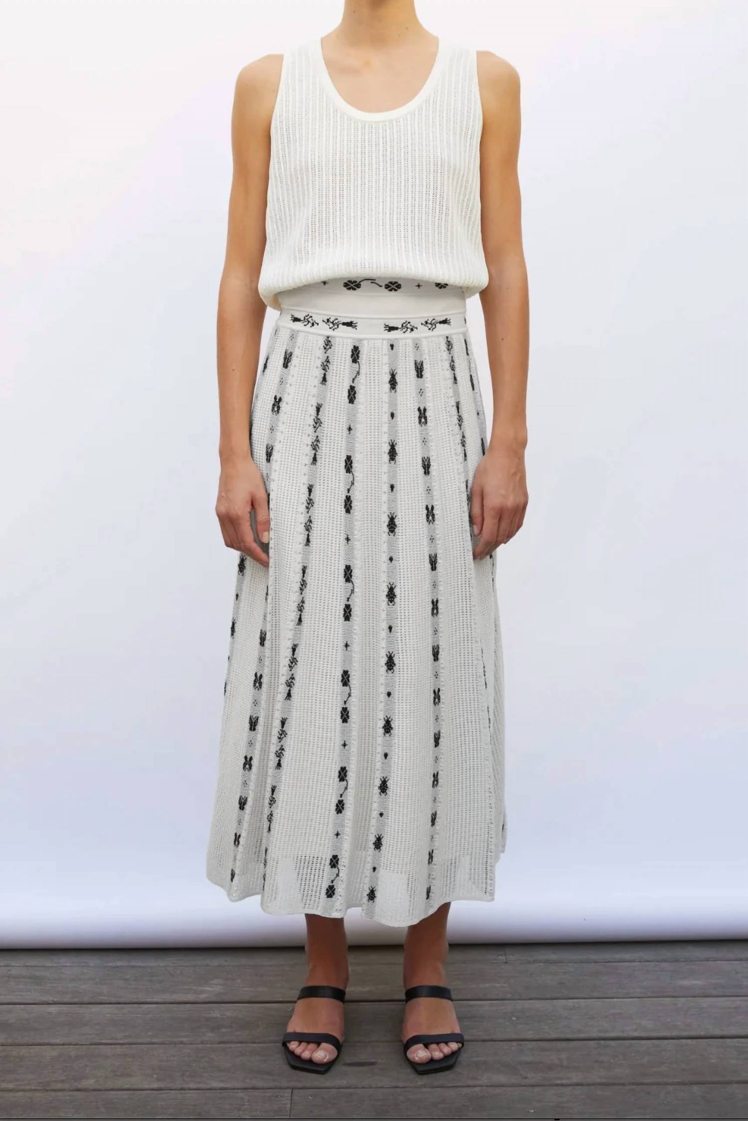 Molli - Ete Pointelle Knit Tank Top