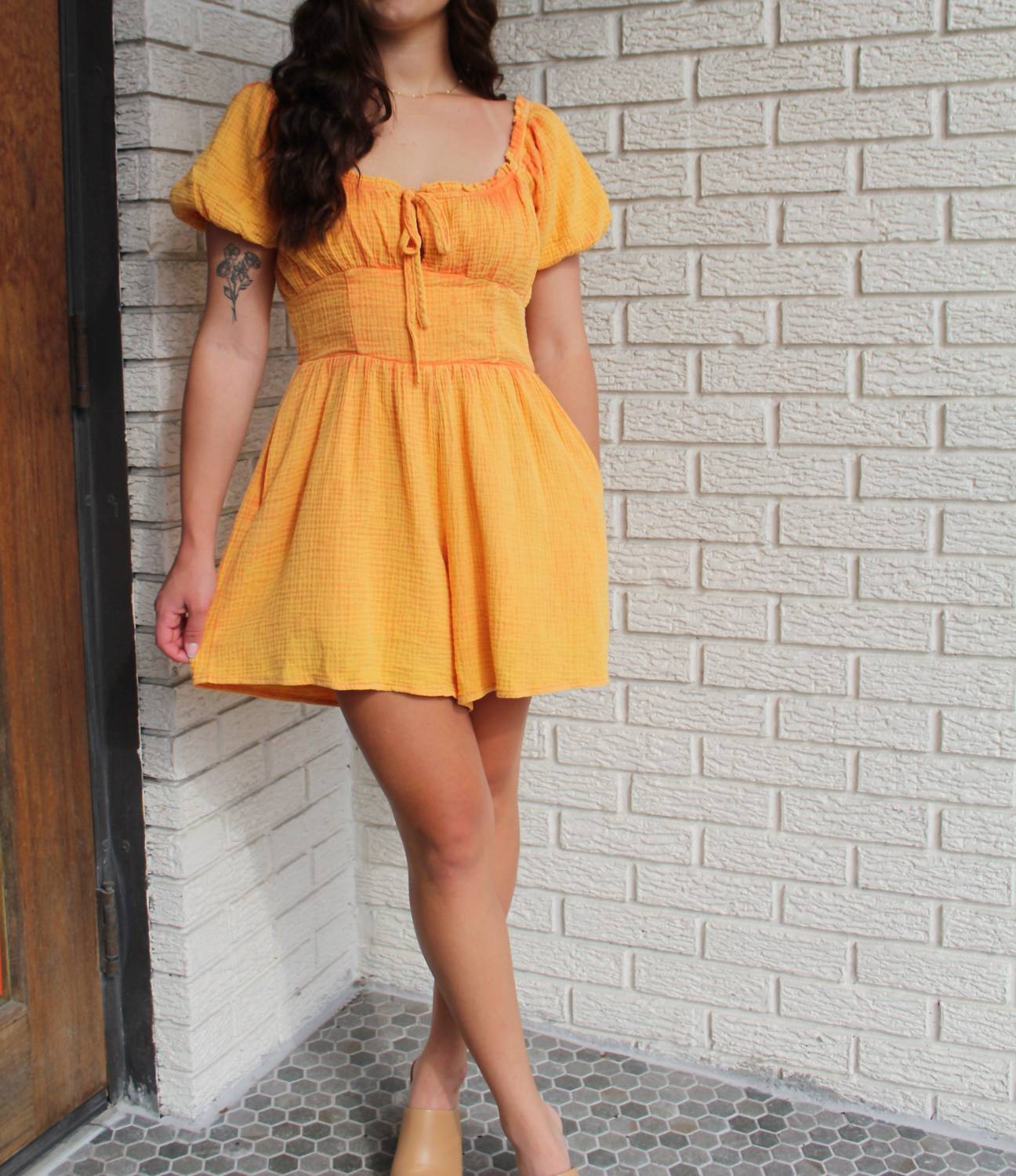 Lily Grace - Washed Romper