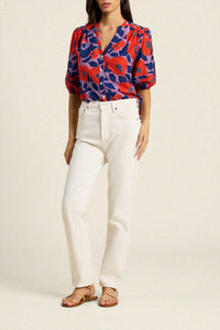 Trovata - Loren Button Front Blouse