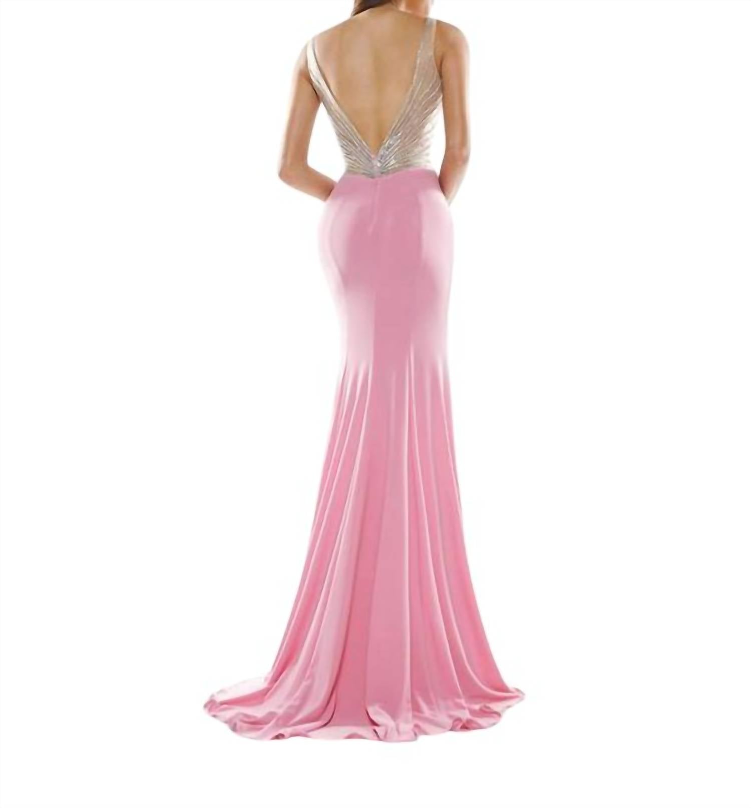 Colors Dress - Fitted Long Gown