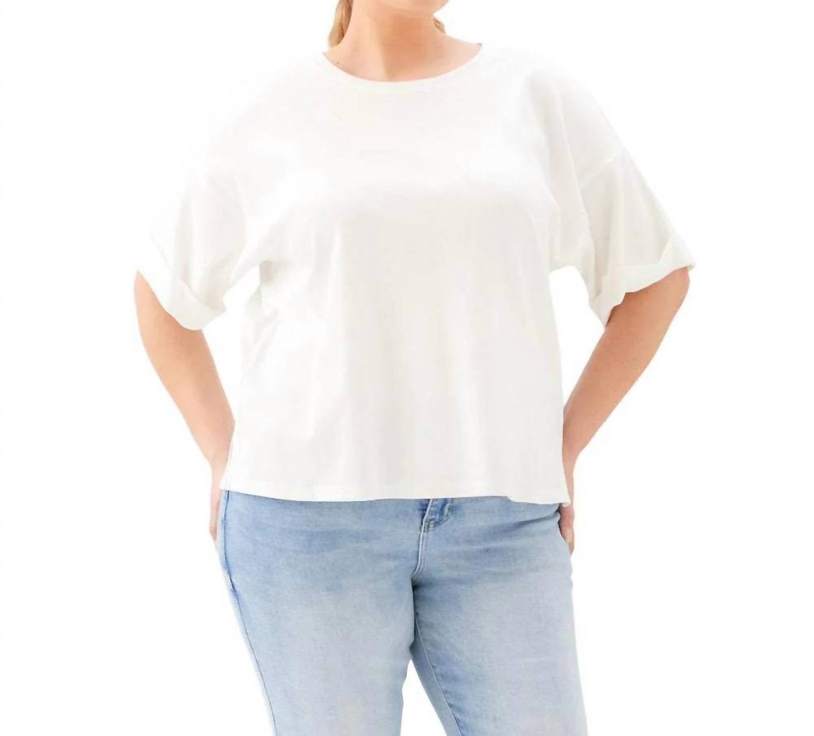 Karen Kane - Ribbed Cuffed Sleeve Top
