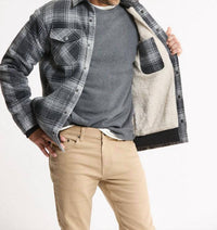 Jachs New York - Sherpa Lined Wool Blend Jacket