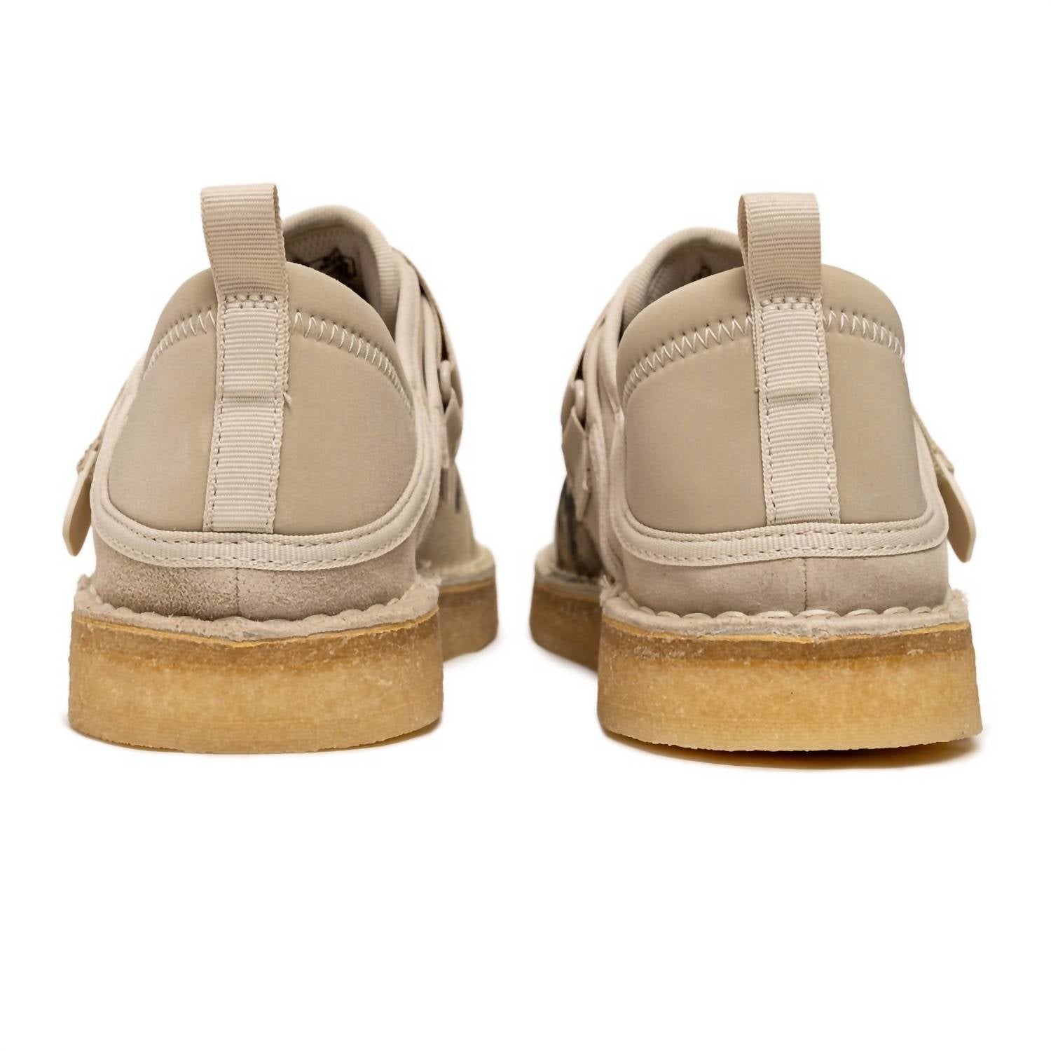 Clarks Men's Trek Taiyo Shoe in off white camoflage - men's sneaker - detail view