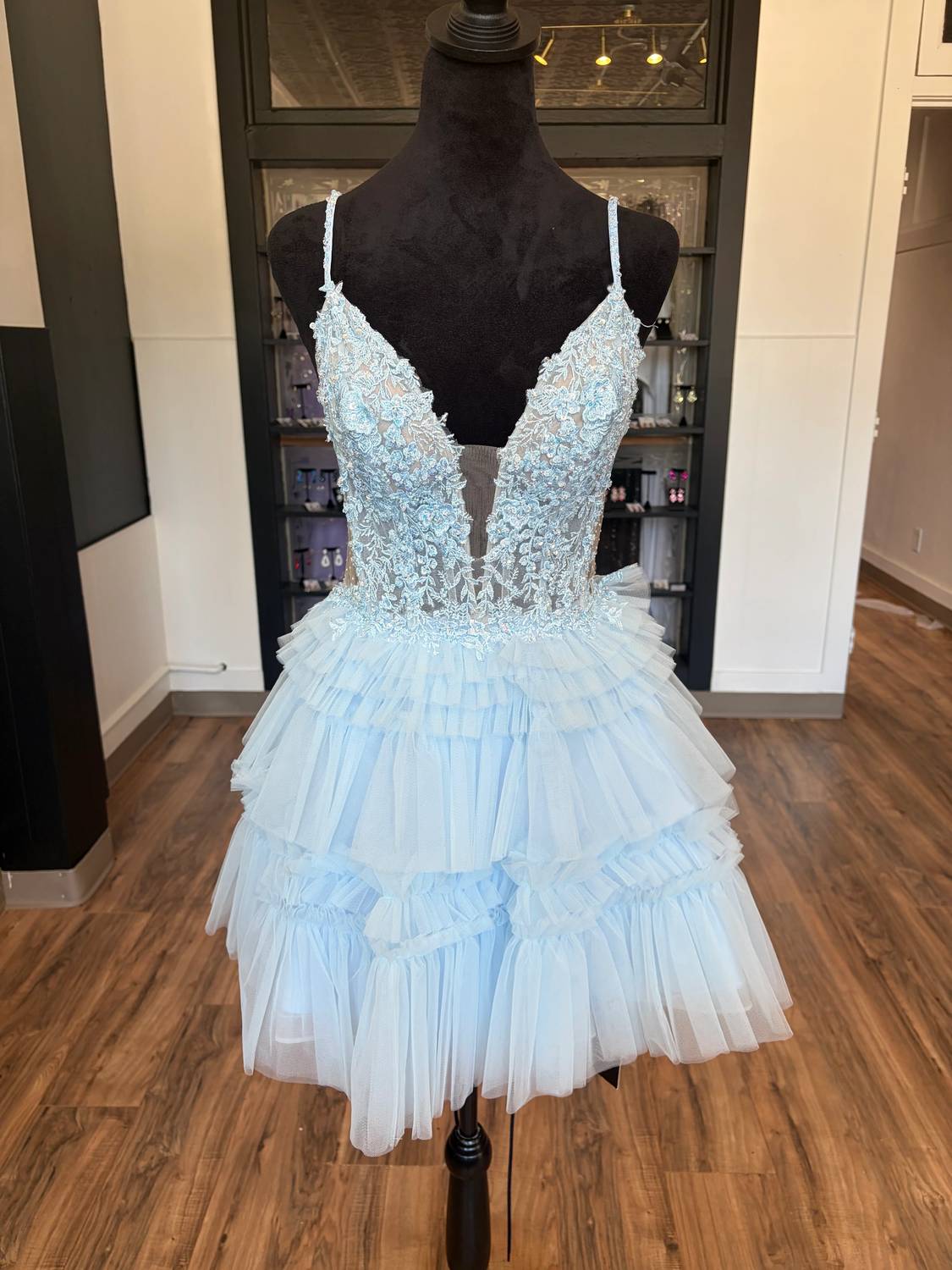 Sherri Hill - Women's Ruffle Tulle Cocktail Dress