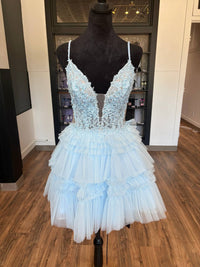 Sherri Hill - Women's Ruffle Tulle Cocktail Dress