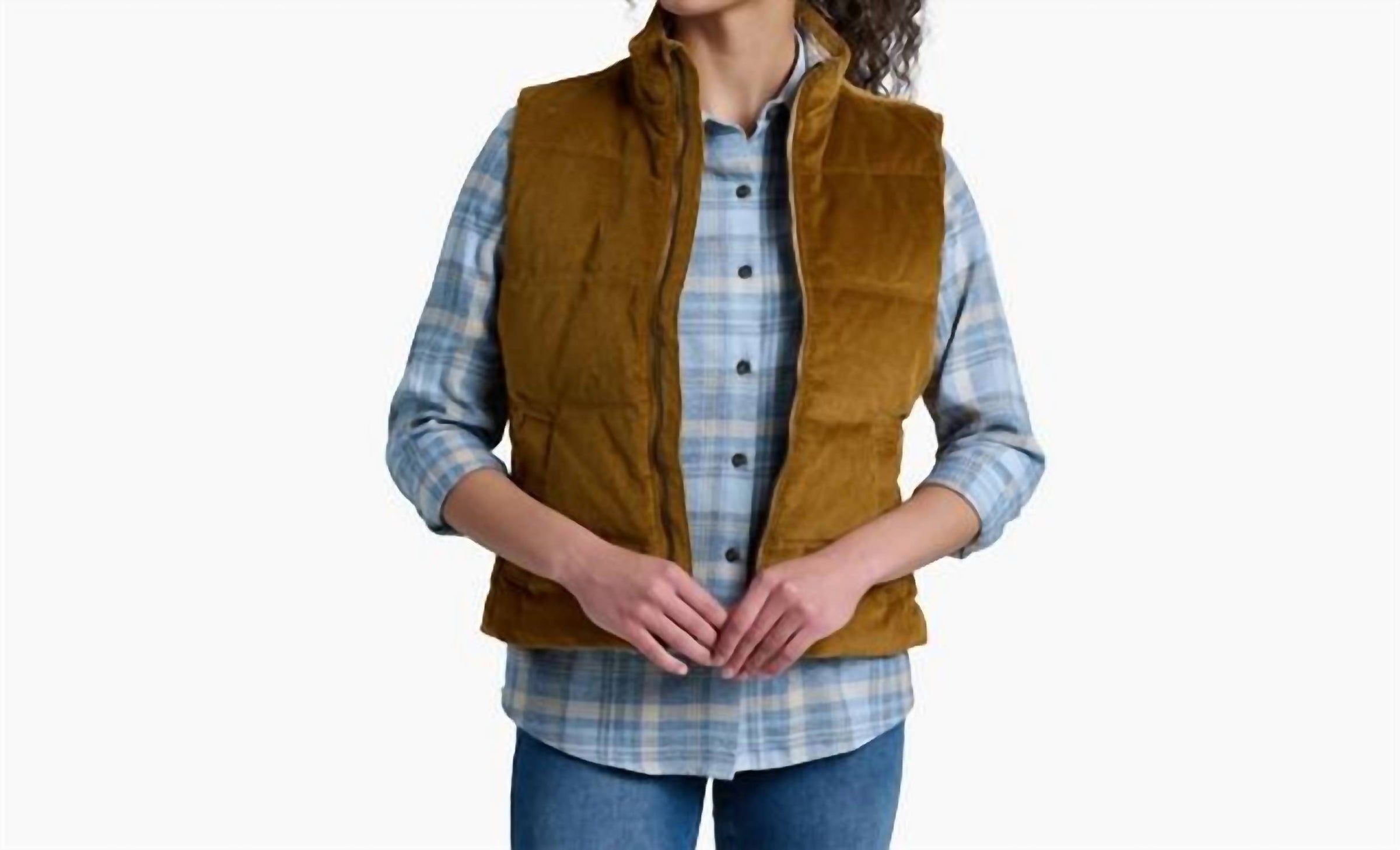 KUHL Astrid Down Vest in tuscan sun - women's jacket