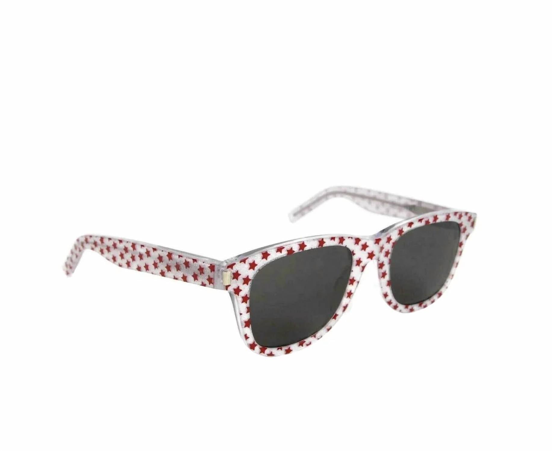 Saint Laurent - Women's Classic Glitter Acetate Sunglasses