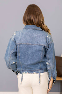 Judy Blue - Distressed Denim Jacket