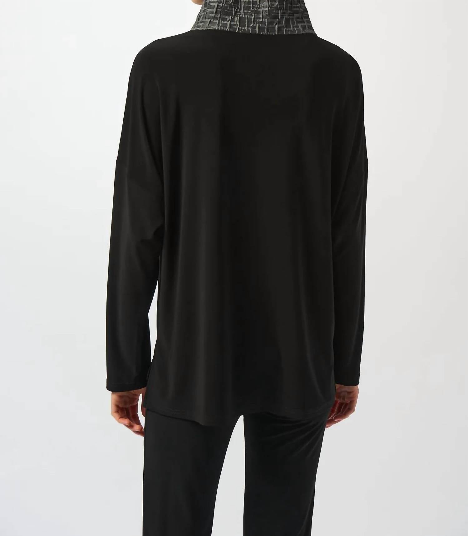 Joseph Ribkoff - Silky Knit Long Sleeve Boxy Top
