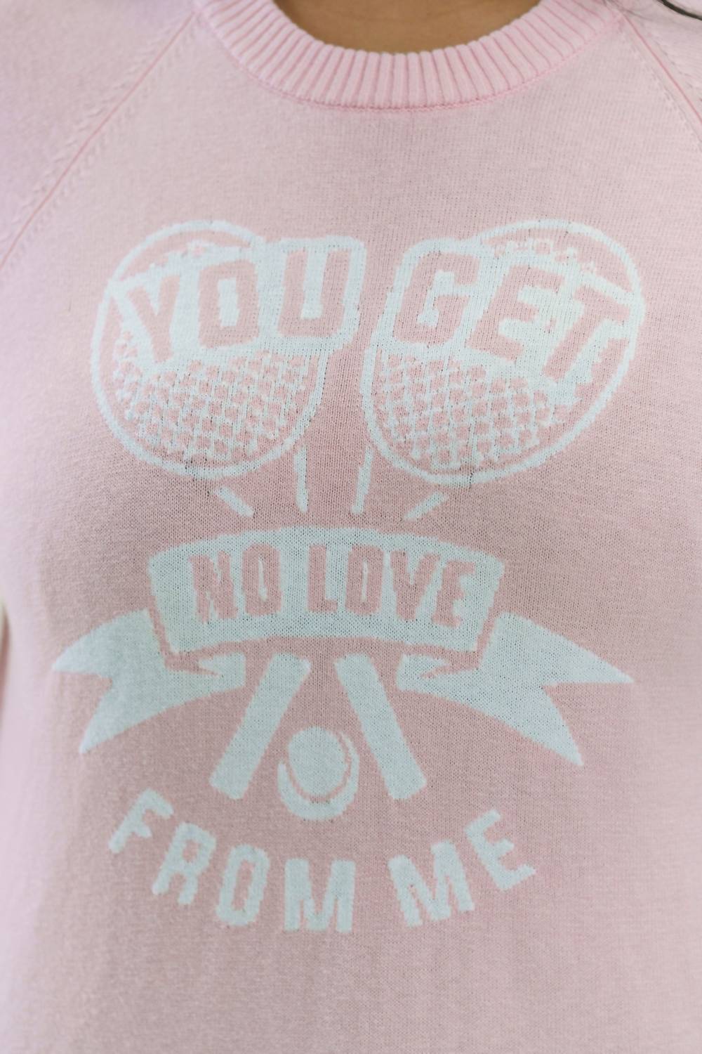 Minnie Rose - You Get No Love From Me Long Sleeve Sweater - Plus