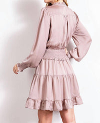 Easel - Carmela Satin Dress