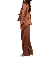 Lucca - Paris Satin Wrap Blazer