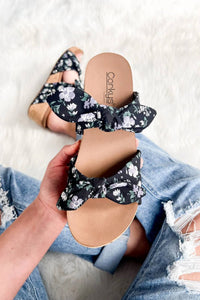 Corkys Footwear - Floral Wedge Sandal