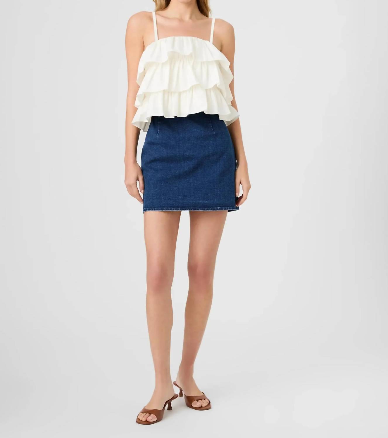 French Connection - Aimee Tiered Ruffle Top