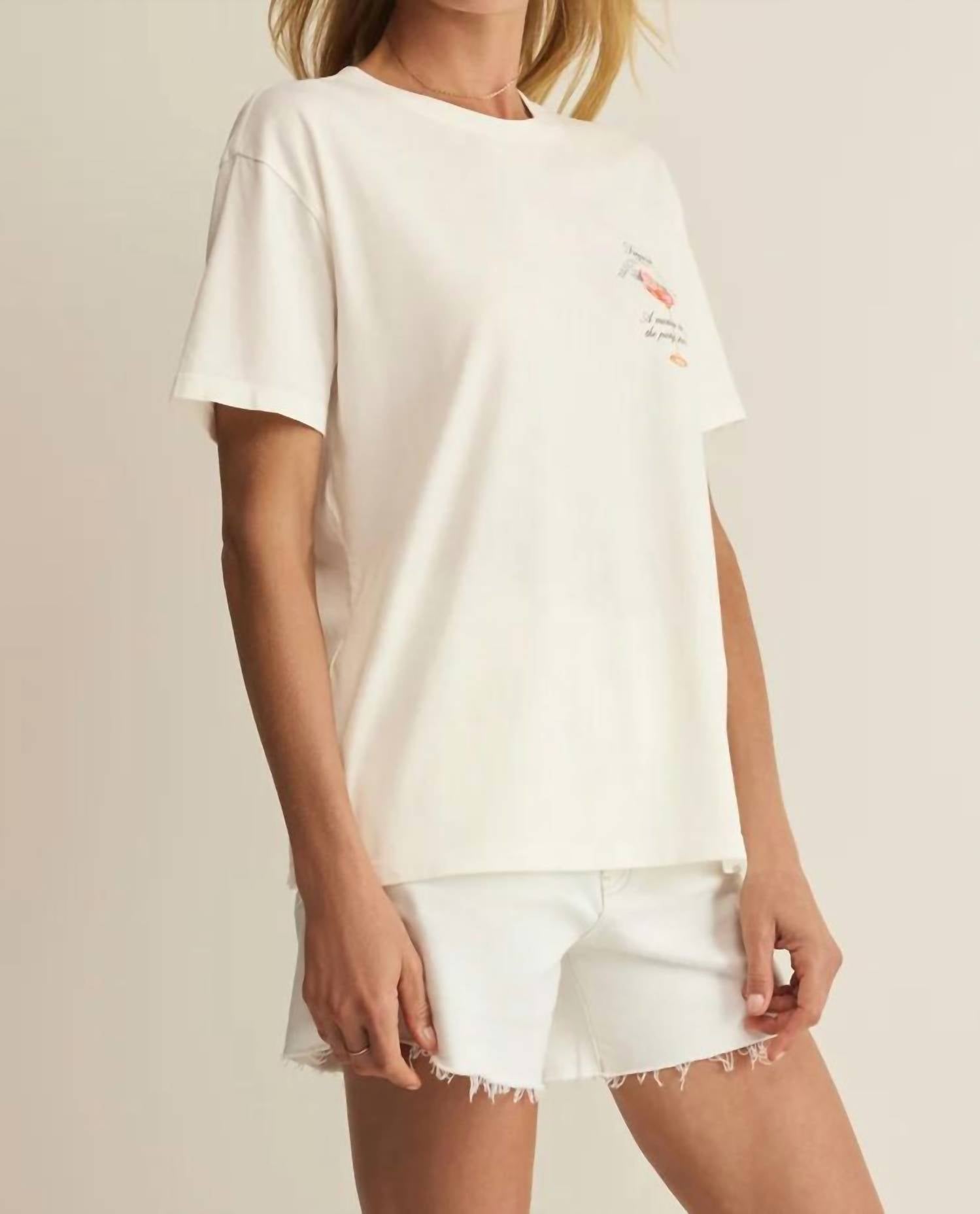 Z Supply - Passion Fruit Martini Boyfriend Tee
