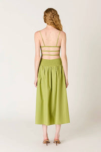 Nia - Chandler Smocked Bodice Midi Dress