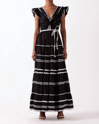 Celina Moon Flavian Maxi Dress in black 1 - women's dress