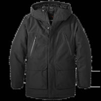 OUTDOOR RESEARCH Men's Stormcraft Down Parka Jacket in black - men's jacket - alternate view