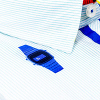 Eight X - Men's Vintage Watches Button Down Print Shirt