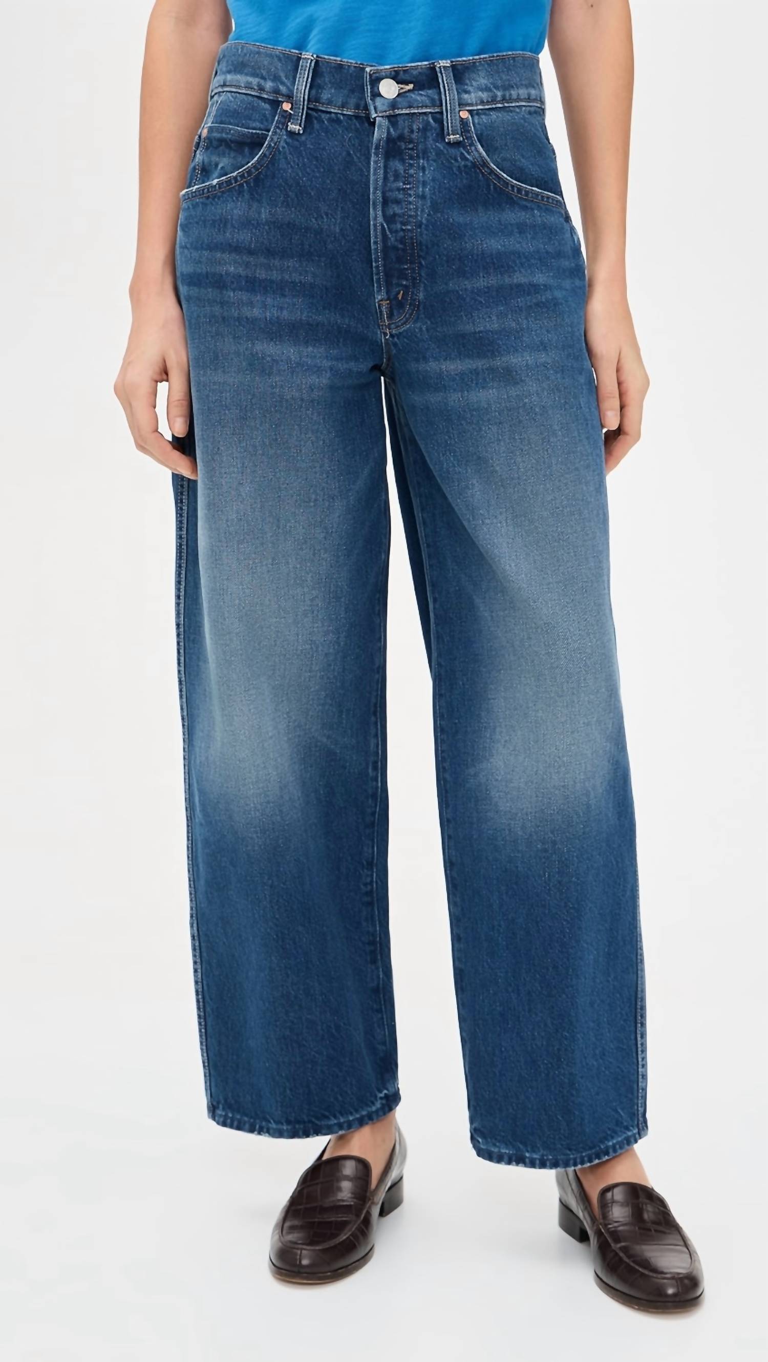 Mother - Delinquent Button Ankle Jeans
