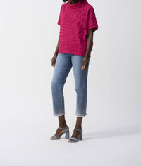 Joseph Ribkoff - Straight Crop Rhinestone Jeans