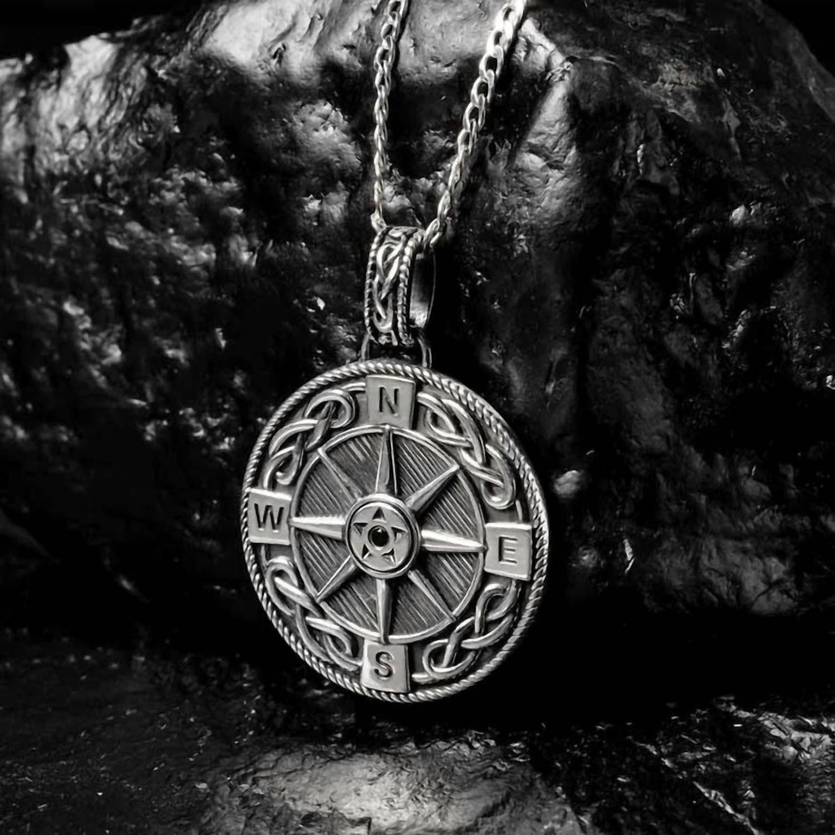 Shanore - Men’s Celtic Compass North Star Polaris Necklace