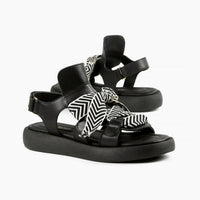 ALL BLACK Women's Bowlace Sandals in black - women's sandal - view 4