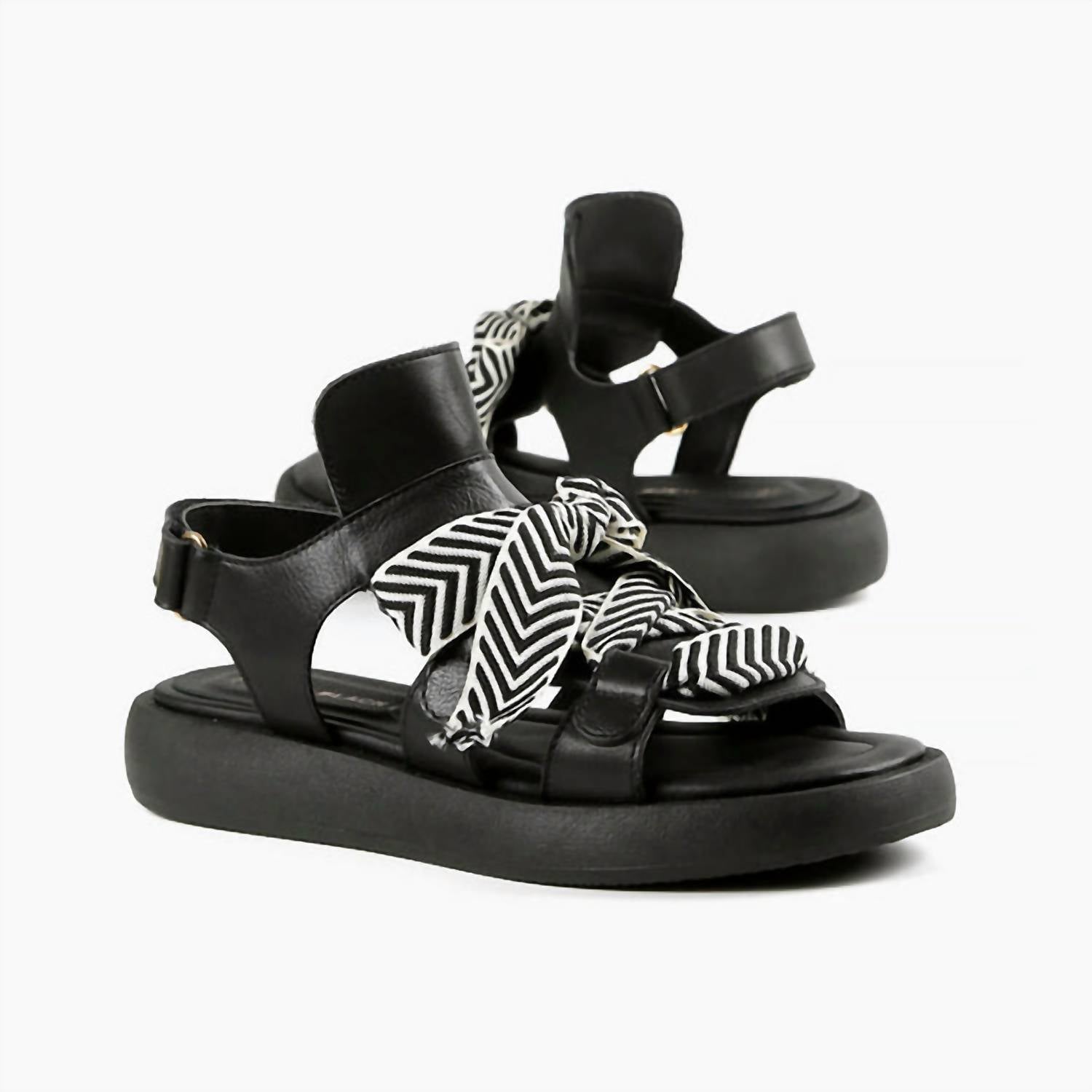 ALL BLACK Women's Bowlace Sandals in black - women's sandal - view 4