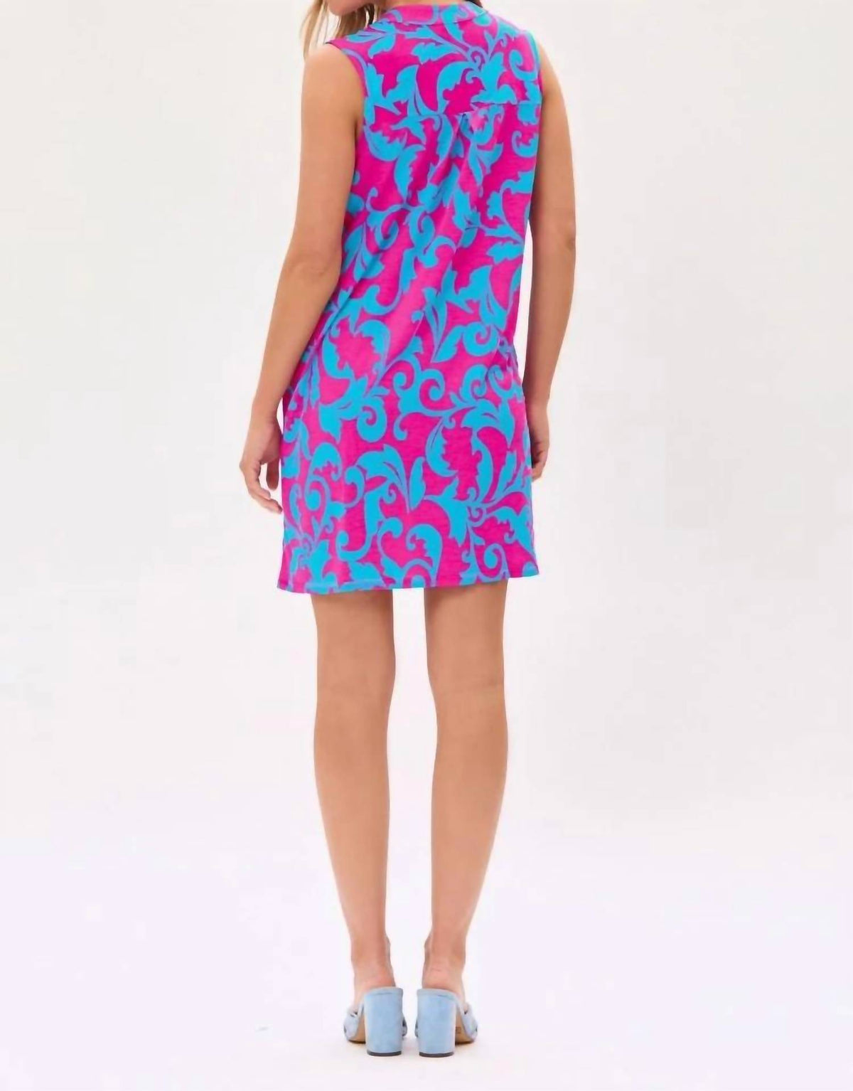 Dear Scarlett - Mandarin Collar Dress