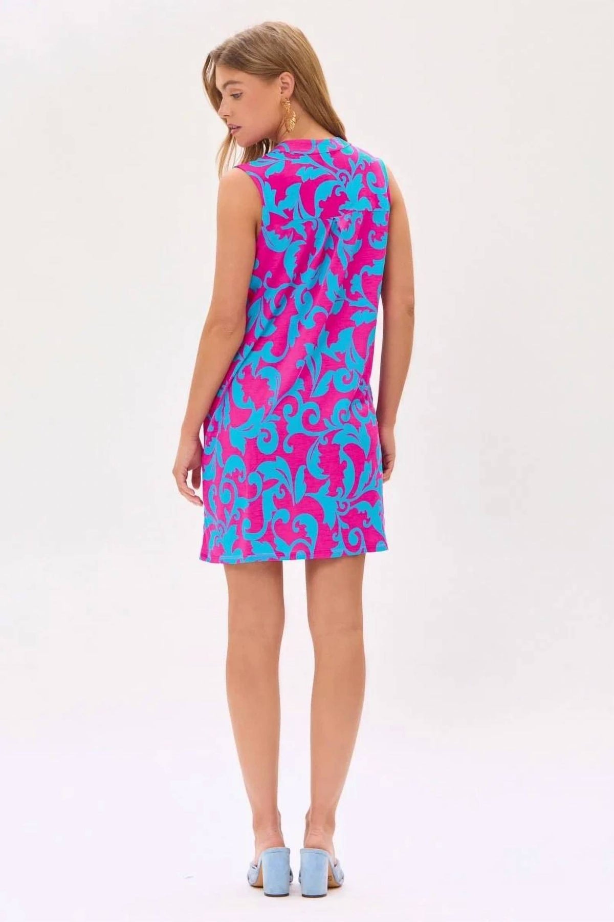 Dear Scarlett - Mandarin Collar Dress