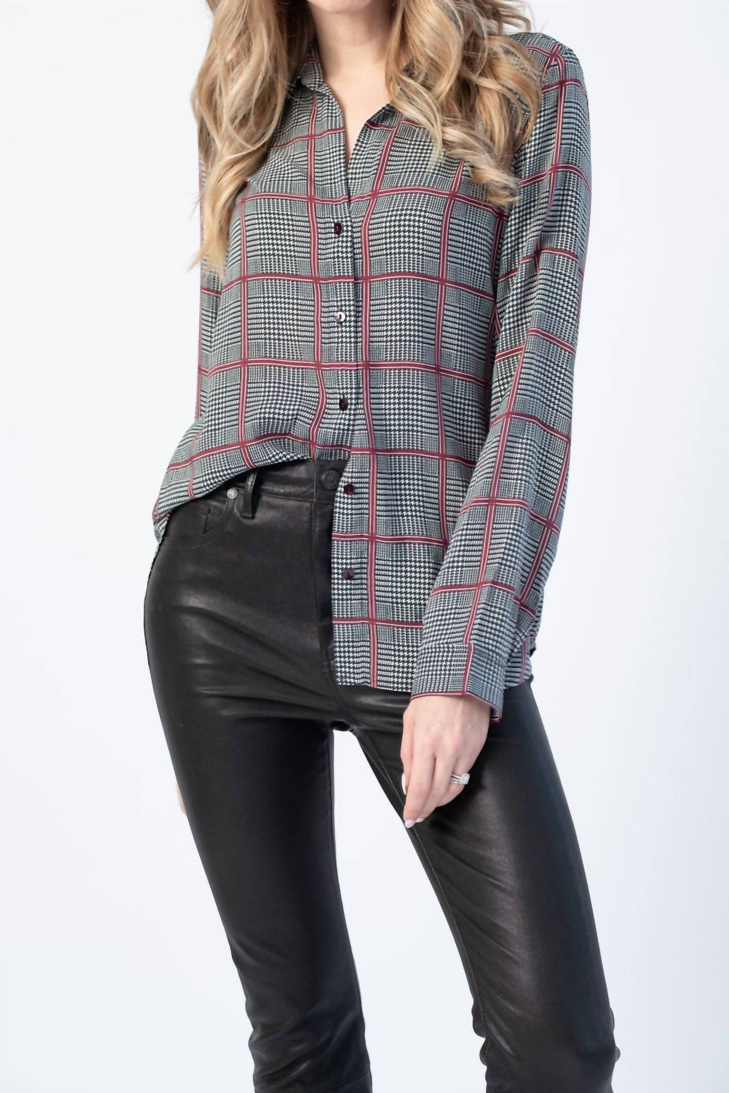 L'Agence - Nina Long Sleeve Blouse