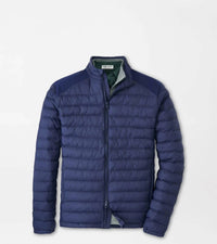 PETER MILLAR Apex Quilted Puffer Jacket in navy - women's jacket - view 5