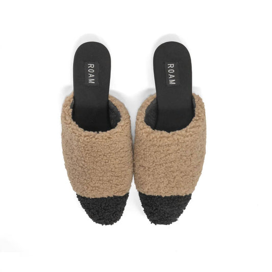 Roam - Women's Fuzzy Cap Mule With Faux Shearling
