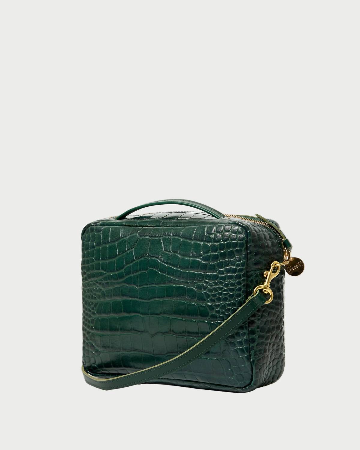 Clare V. - Women's Mirabel Autumn Croco Crossbody Bag