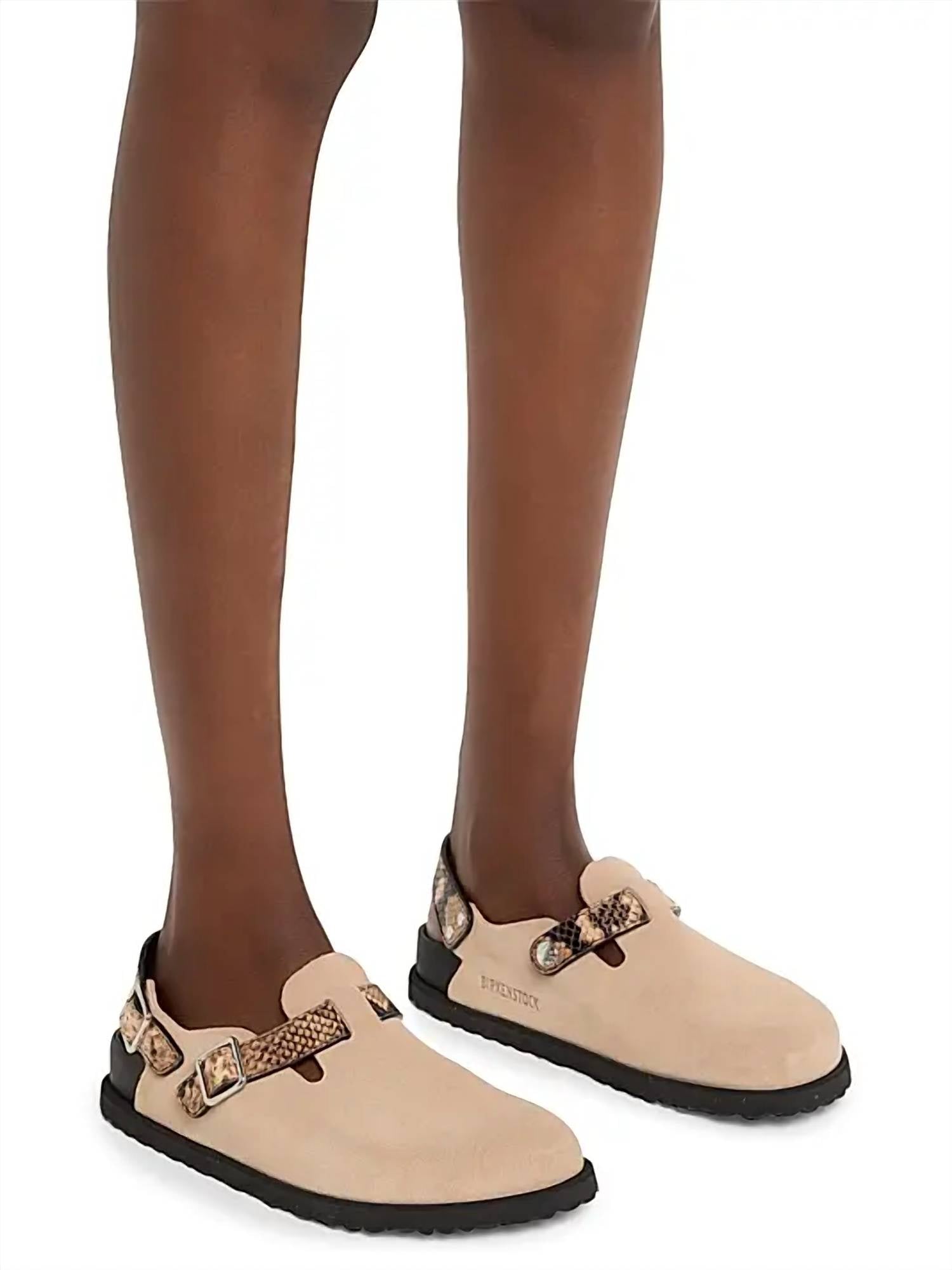 Birkenstock - Women's Tokio Mixed Leather Slingback Mules