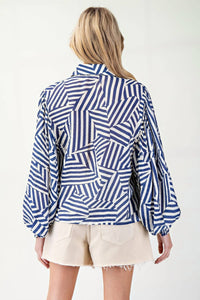 Ee:Some - Zandra Button Down Blouse