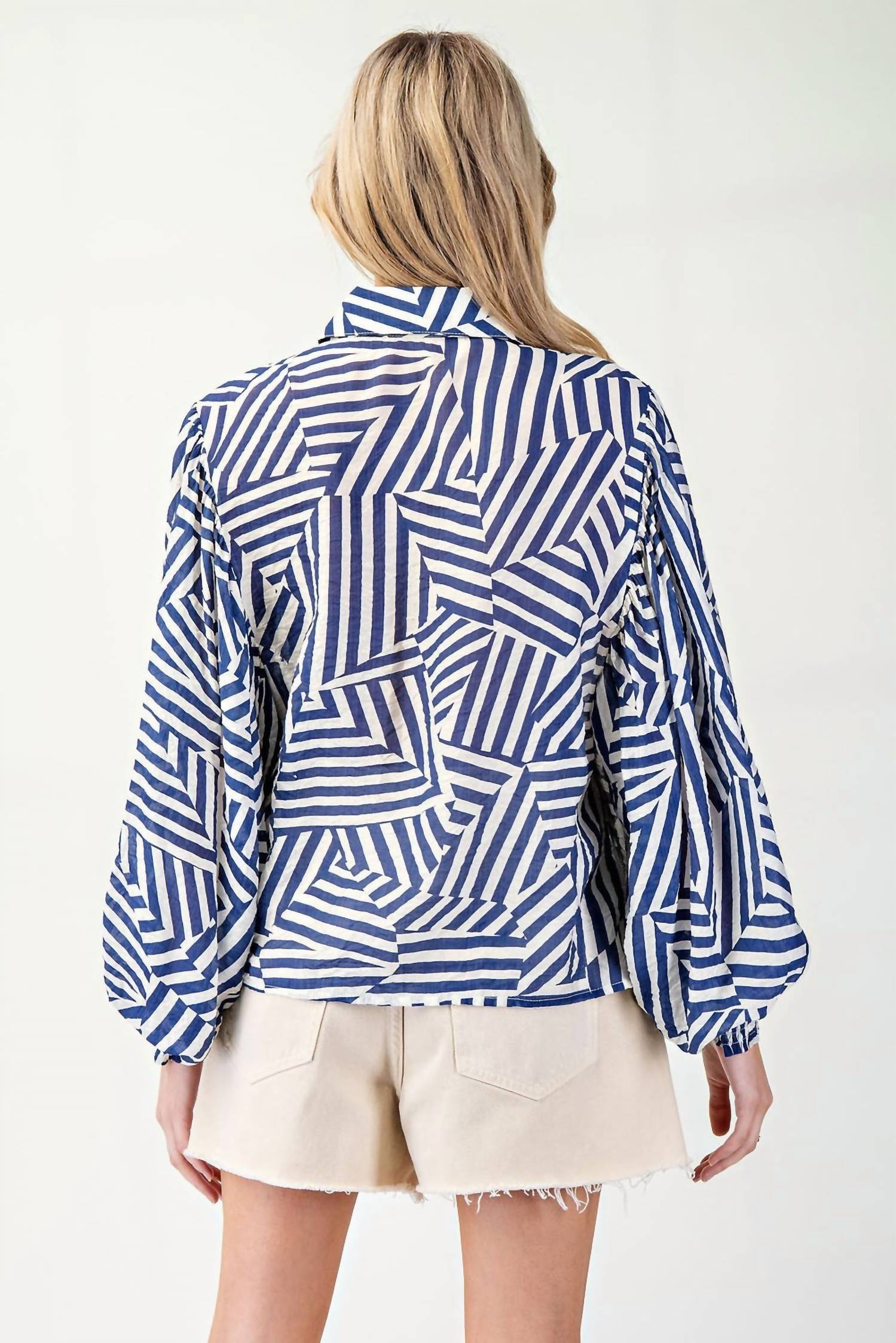 Ee:Some - Zandra Button Down Blouse