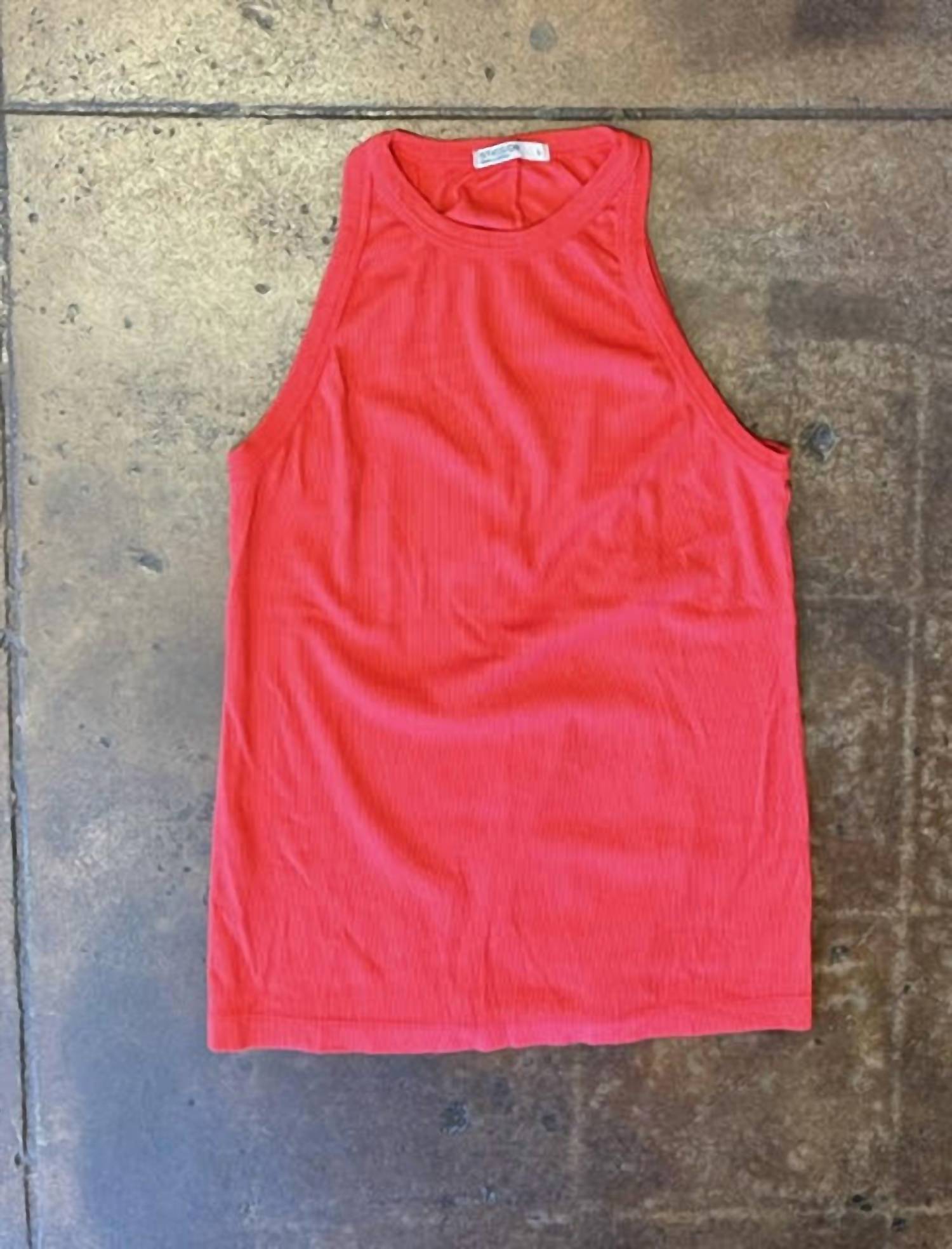 Stateside - Women's Rib High-neck Tank Top