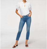 7 For All Mankind - Mid Rise Ankle Skinny Jeans