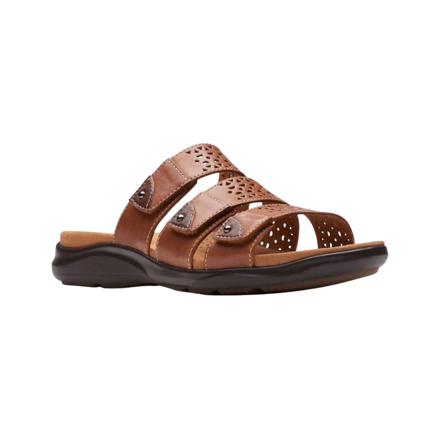 Clarks Women's Kitly Walk Sandals in tan - women's sandal - alternate view