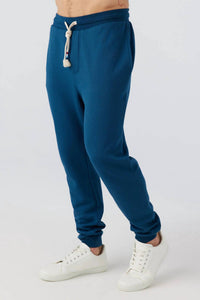 SOL ANGELES Wave Jogger Pants in lagoon - men's pants - detail view
